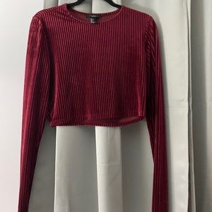 Crop top long sleeve
